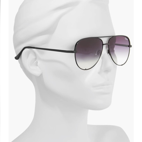 Quay Australia High Key Mini 51mm Aviator Sunglasses - Picture 2 of 4